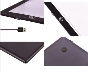 Placa de cópia led ultrafina A2/A3/A4, desenho de almofada de luz e desenho de caixa de luz led
