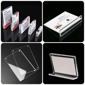 Épais Acrylique Bloc Comptoir Affiche Prix Carte Aimants Titulaire Magasin Acrylique Signe Titulaire - Product Image 6