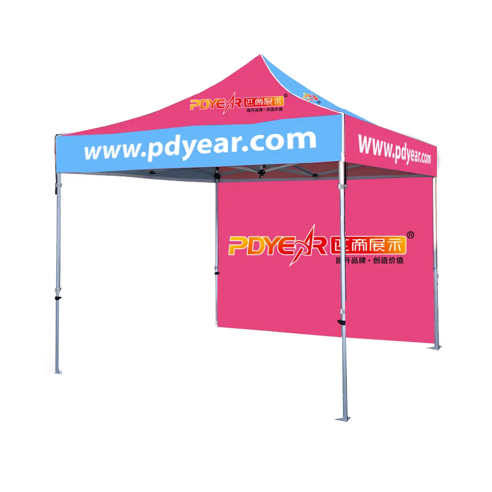 Pop Up reklam etkinliği için yüksek kalite ile 10X10 Ft özel alüminyum Gazebo fuar çadırı