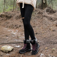 Nouveauté 2026, style en gros, bottes de neige à fourrure haute, pour femme, chaussures d'hiver en peluche, vente chaude, marque, chaussures d'extérieur chaudes