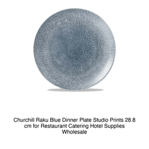 Assiette plate bleue Raku 28,8 cm Churchill Studio Prints Rktbev11 - Product Image 2