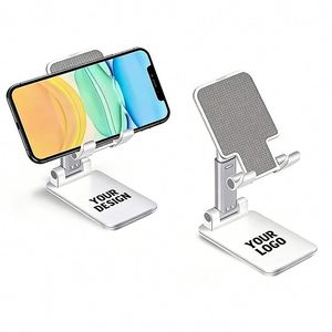 Promotional Universal Portable Mobile Bracket Wholesale Business Gift Online Live Folding Desktop Custom Logo Phone Stand - Product Image 1