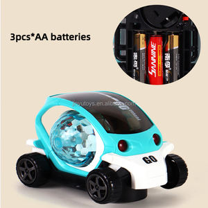 Nuevo Juguete <span class=keywords><strong>de</strong></span> Coche Eléctrico para Niños con Luz 3D Giratoria, Música Colorida y Dibujos Animados <span class=keywords><strong>de</strong></span> Tráfico, 360 °   Juego <span class=keywords><strong>de</strong></span> Juguetes <span class=keywords><strong>de</strong></span> Autos Giratorios para Niños - Product Image 6
