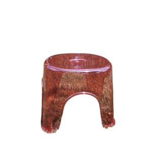 Transparent Ingot <b>Stool</b> 30x25x27cm Lightweight Modern Design Home <b>Stool</b> <b>Living</b> <b>Room</b> Furniture - Product Image 5