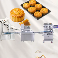 Ligne de production automatique de machines à maamoul Beikn, machine à fabriquer des biscuits à l'ananas, machine à encruster et à former des gâteaux de lune