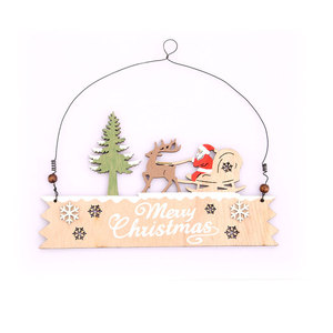 2020 New Christmas Decorations: Wooden <b>Letter</b> Signs for Doors, <b>Walls</b>, Shop Welcome Signs, Painted Hangings - Product Image 5