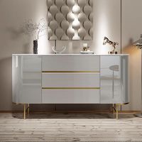 Luminaire italien Armoire d'accueil de luxe Buffet de salle à manger moderne et simple Table de contrôle de couloir