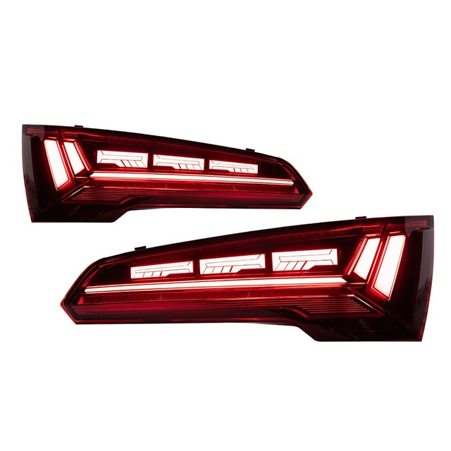 2018-2021 Q5 Car Styling LED Tail Light Dynamic Signal Animation Rear Bumper Lamp New Stop Brake Reverse Automotive