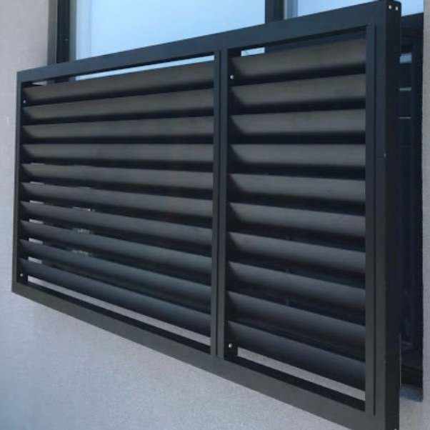 Grill Design Louver Shutters Flower Louver Window - Durable & Stylish