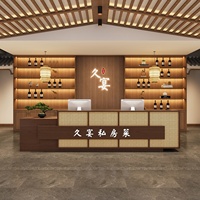 Nouveau bureau d'accueil multifonctionnel de style chinois pour restaurant, hôtel, salon de beauté - Mobilier commercial