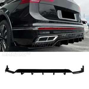 Car Rear Bumper Spoiler Lip Diffuser Modification Part For Volkswagen Tiguan MK2.5 <strong>Rline</strong> 2021-2023 Overseas Edition Bumper Guard - Product Image 1
