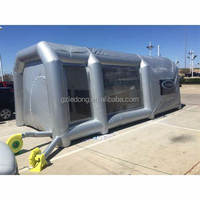 Cabine de peinture en aérosol pour station de travail géante gonflable automobile cabines de peinture en aérosol pour voitures
