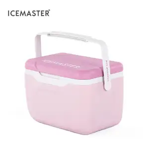 IceMaster ODM 가능 5.5L 식품 등급 pp 핑크 아이스 가슴 신선 유지 플라스틱 비치 쿨러