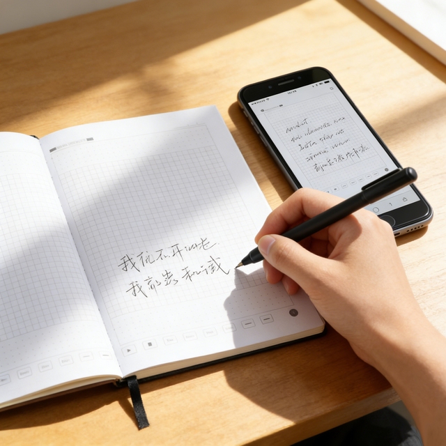 High End Quality Intelligent Writing Pen Set AI Precise Recognition A5 Notebook Real-time Offline Dual Synchronization
