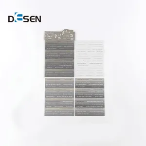 DESEN 귀여운 ABC 6 장 팩 알파벳 스티커 11x16cm 어린이를위한 자체 접착 편지 스티커