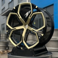 Jantes en alliage d'aluminium forgé WX Custom à cinq branches, 20, 21, 22, 23 pouces, pour véhicules de performance, légères et neuves