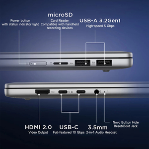 โน้ตบุ๊คส่วนตัวสำหรับใช้งานที่บ้าน XiaoXin Pro รุ่นใหม่ปี 2026 หน้าจอ OLED ขนาด 16 นิ้ว ความละเอียด 2.8K 120Hz  16GB 1TB  ใช้หน่วยประมวลผล Ultra5-336H/Ultra7-356H - Product Image 6