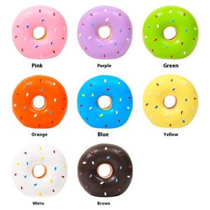 Lateks yumuşak top gıcırtılı çiğneme oyuncak lateks Donut köpek oyuncak - Product Image 3