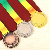 Médaille vierge rotative en alliage de zinc 3D personnalisée, bon marché, pour sublimation, pour récompenses sportives