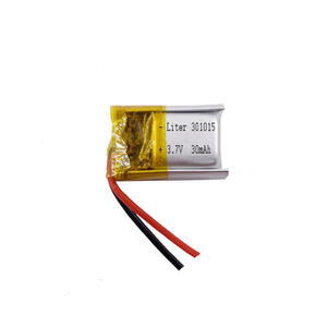 Piccola batteria del polimero del litio della batteria di 301015 <span class=keywords><strong>3</strong></span>.7v 30mAh lipo - Product Image 1