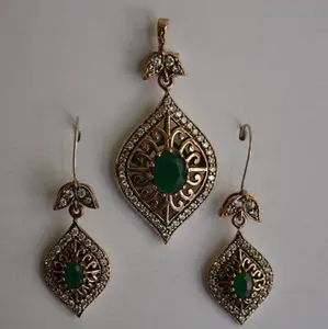 Groothandel Fijne Sieraden Sieraden Sets Handgemaakte Ottomaanse Elegantie Traditionele Turkse Sturen Symbool Anatolisch Vakmanschap