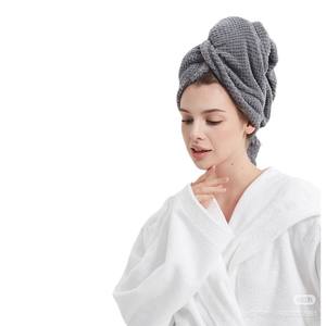 Serviette de séchage pour cheveux en non-tissé écologique, très absorbante, bonnet de douche triangulaire, serviette à cheveux – Offre spéciale - Product Image 4