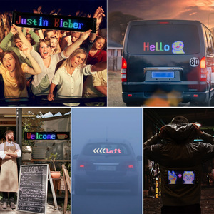 Linh hoạt màn hình hiển thị LED màn hình quảng cáo xe mới kỹ thuật số LED ma trận pixel Bảng điều chỉnh ánh sáng có thể cuộn ngoài trời LED hiển thị - Product Image 4