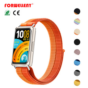 Cinturino di Ricambio in Nylon Intrecciato Forwelleny, Braccialetto in Tessuto per <span class=keywords><strong>HUAWEI</strong></span> <span class=keywords><strong>Band</strong></span> 11 / 11 Pro, Accessori - Product Image 1