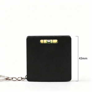 <span class=keywords><strong>Cinta</strong></span> métrica retráctil de bolsillo de 1M con nivel de burbuja <span class=keywords><strong>para</strong></span> carpintería, bricolaje, manualidades y llavero. - Product Image 5