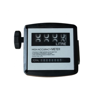 Medidor de flujo mecánico de <span class=keywords><strong>4</strong></span> dígitos para combustible, gasolina, aceite, diésel, galón de gasolina y Contador de litros, OEM personalizable - Product Image 4
