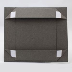 Vente en gros de 25 pièces d'accessoires de mode gris, boîte d'emballage cadeau pliable - Product Image 5