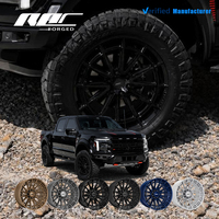 Jantes monobloc Roc Custom 20X10 22X12 HFX-5 Pickup 4X4 6X135 forgées pour Ford F150 Raptor R