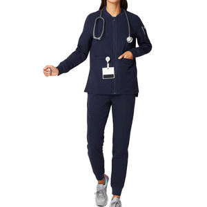 Uniforme d'hôpital, blouses médicales, infirmière, sur mesure, manches longues, blouse blanche, blazer pour homme, veste bomber réversible pour infirmière, costume pour femme - Product Image 2