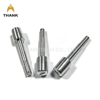 Pin Gantungan Aluminium Presisi Berlubang dengan Lubang Standar Metrik ISO Ukuran Kustom Suku Cadang Mesin CNC