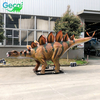 GECAI Amusement extérieur taille réelle Robot Stegosaurus Dinosaures Animatronic Dinosaure pour parc à thème