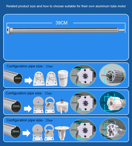 SZMYQ Mini Stores Intelligents 16mm pour Fenêtre, Moteur Sans Fil à Batterie avec Contrôle Alexa et Application Life pour Utilisation Intérieure au Bureau - Product Image 5