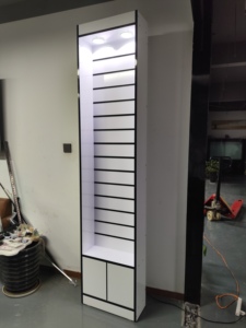 MDF Display Rack <strong>With</strong> Aluminum Strip Supermarket Display Wooden Display <strong>Shelf</strong> - Product Image 6