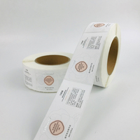 Autocollant de bouteille de lotion pour le corps imperméable à l'eau bouteille de shampooing étiquette d'emballage d'huile corporelle de marque privée impression d'étiquette en vinyle de savon liquide