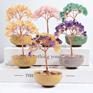 Tự Nhiên 7 Chakra Chữa Bệnh Pha Lê Đá Reiki Thạch Anh Tím Cụm Druzy Cơ Sở Tiền Cây <span class=keywords><strong>Mini</strong></span> Phong Thủy Trang Trí Nội Thất Trang Trí Khảm Hoa - Product Image 1