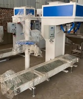 Machine de remplissage de farine et d'amidon de 25 kg et 50 kg, ensacheuse de céréales pour aliments pour animaux, ligne d'emballage de sel, de compost et de terre