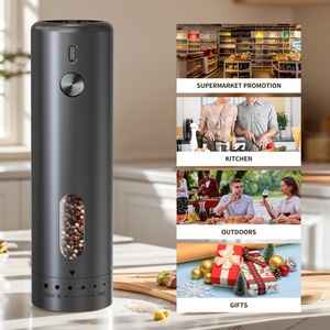 Nuevo Molinillo de Pimienta Eléctrico Recargable Automático con Ajuste Externo, Molinillo de Sal Eléctrico USB - Product Image 5