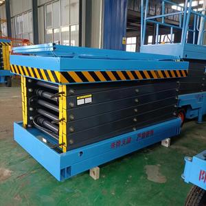 P-093 Motorcycle <strong>Scissor</strong> <strong>Lift</strong> <strong>Electric</strong> Tricycle Lifting Platform <strong>Small</strong> Elevator Hydraulic Mobile 4.4m Height 100kg Capacity - Product Image 6