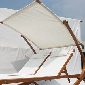 En gros jardin loisirs de plage <span class=keywords><strong>bain</strong></span> de <span class=keywords><strong>soleil</strong></span> lit de jour en plein air pour portable hamac d'arc d'utilisation en <span class=keywords><strong>bois</strong></span> massif - Product Image 4