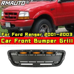 Grille de pare-chocs avant de voiture, grilles de course, calandre pour Ford Ranger 2001-2003, kit carrosserie, accessoires de voiture - Product Image 2