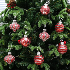 Bolas de Navidad Transparentes de PET de Alta Calidad, Mini, 8 cm, Ecológicas, Modernas, 3 Colores, Forma Personalizada, Decoración Colgante para Fiestas - Product Image 3