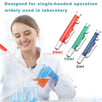 Pipette de laboratoire Levo E, micro-pipette, pompe de remplissage de liquide, 2 ml, 5 ml, 10 ml, 25 ml, pipette sérologique, laboratoire