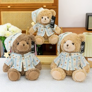 Orsetto di peluche morbido all'ingrosso, simpatico orsetto marrone per la <span class=keywords><strong>buonanotte</strong></span>, orsetto di peluche creativo - Product Image 2