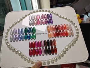 New Design SR Cat Eye <strong>Gel</strong> Polish Set Magnet Fashion Bottle Pearl Display Board Glitter Glass Beads Uv <strong>Gel</strong> Nail Polish <strong>Kit</strong> - Product Image 3
