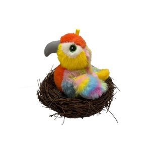 Peluche Oiseau Parlant, Série Aviaire : Moineau et Nymphéa, Chantant, Enregistrement Vocal, Ailures qui battent - Product Image 5
