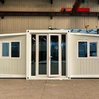 XH Maison conteneur préfabriquée en acier de luxe de 20 pieds avec piscine de 2 chambres à coucher de design moderne pour villa, bureau, panneau sandwich